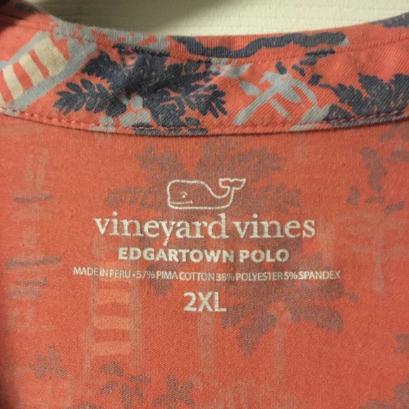 Vineyard Vines Printed Edgartown Polo - Picture 3 of 4